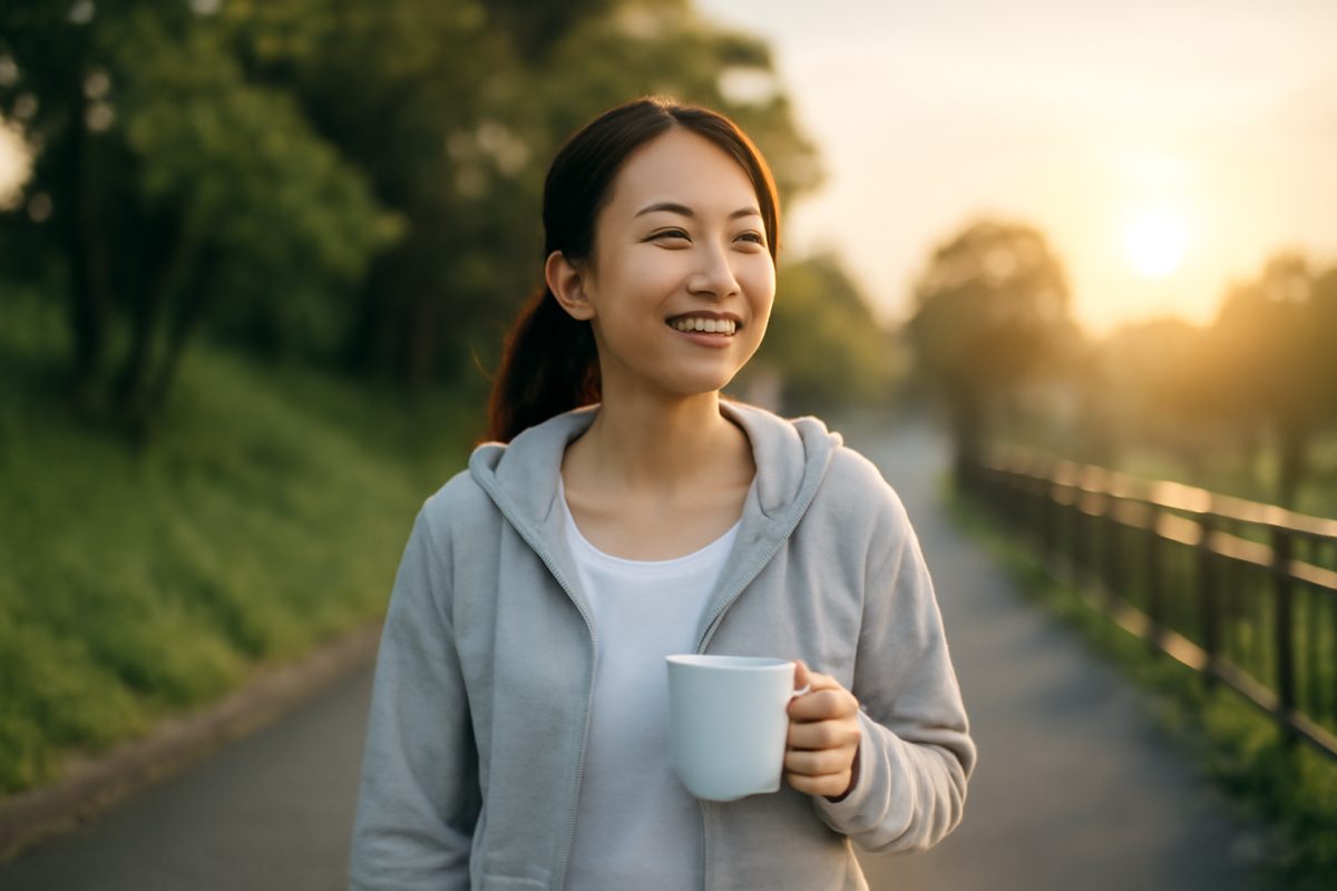 朝の白湯と散歩をセットにする：起き抜けの体をやさしく目覚めさせる