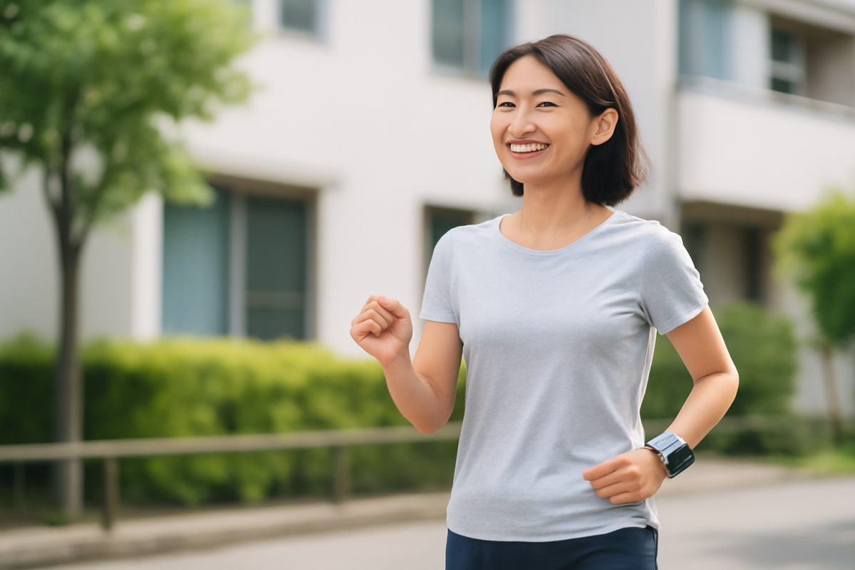 体脂肪率を少しずつ落とす。早歩きと「ゆる筋トレ」の合わせ技
