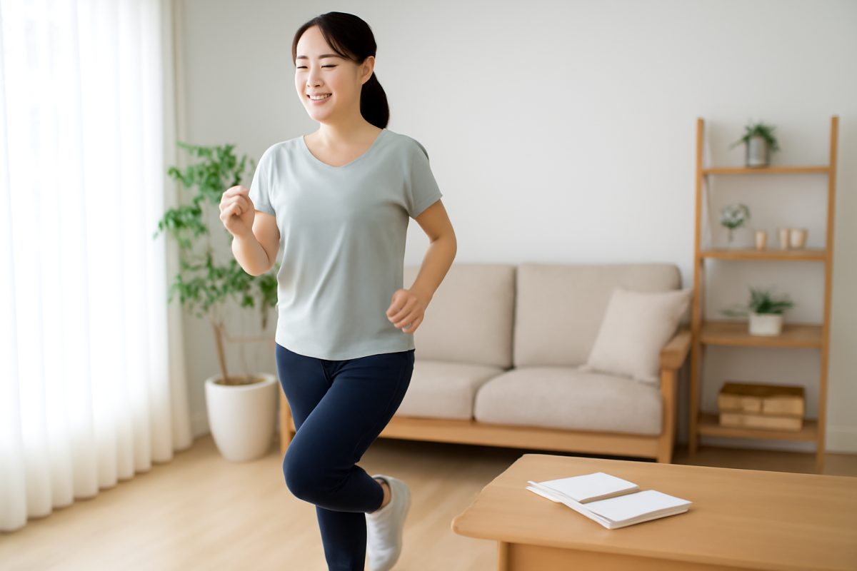 雨の日も歩きたい私が見つけた、室内ウォーキング継続のリアルな工夫